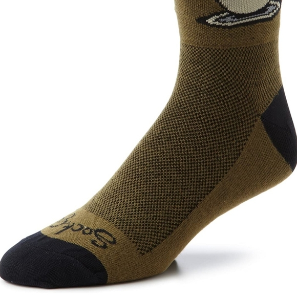 1 Pair of Sockguy Java Socks. Size Small/Medium. Brand New. - Picture 2 of 2
